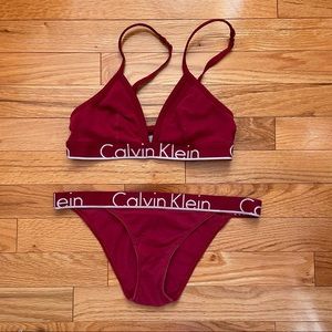 Calvin Klein Red Set